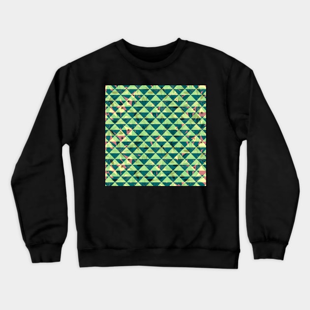 Vegetation-triangles Crewneck Sweatshirt by cocodes